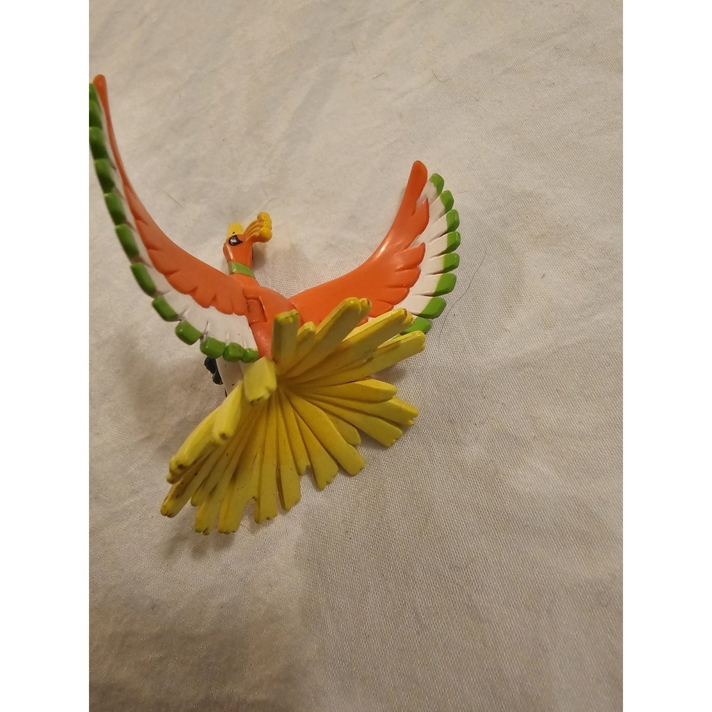 Pokemon Ho-Oh Figure Nintendo TOMY Legendary Bird Vintage Flying 3.5" Loose‎